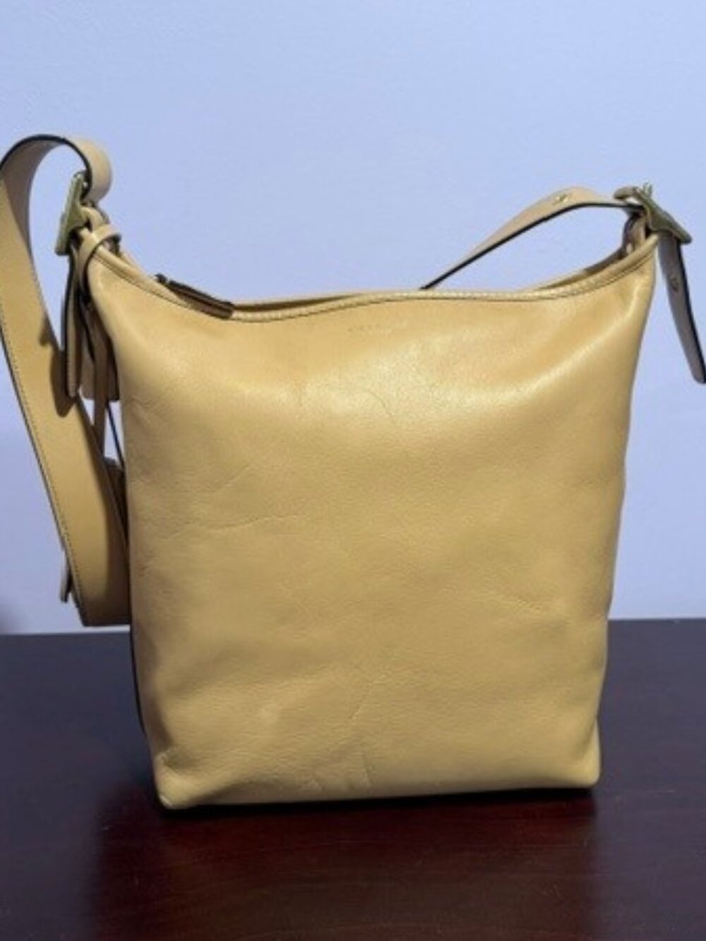 Coach Vintage Legacy Duffle Tan Shoulder Bag 19889